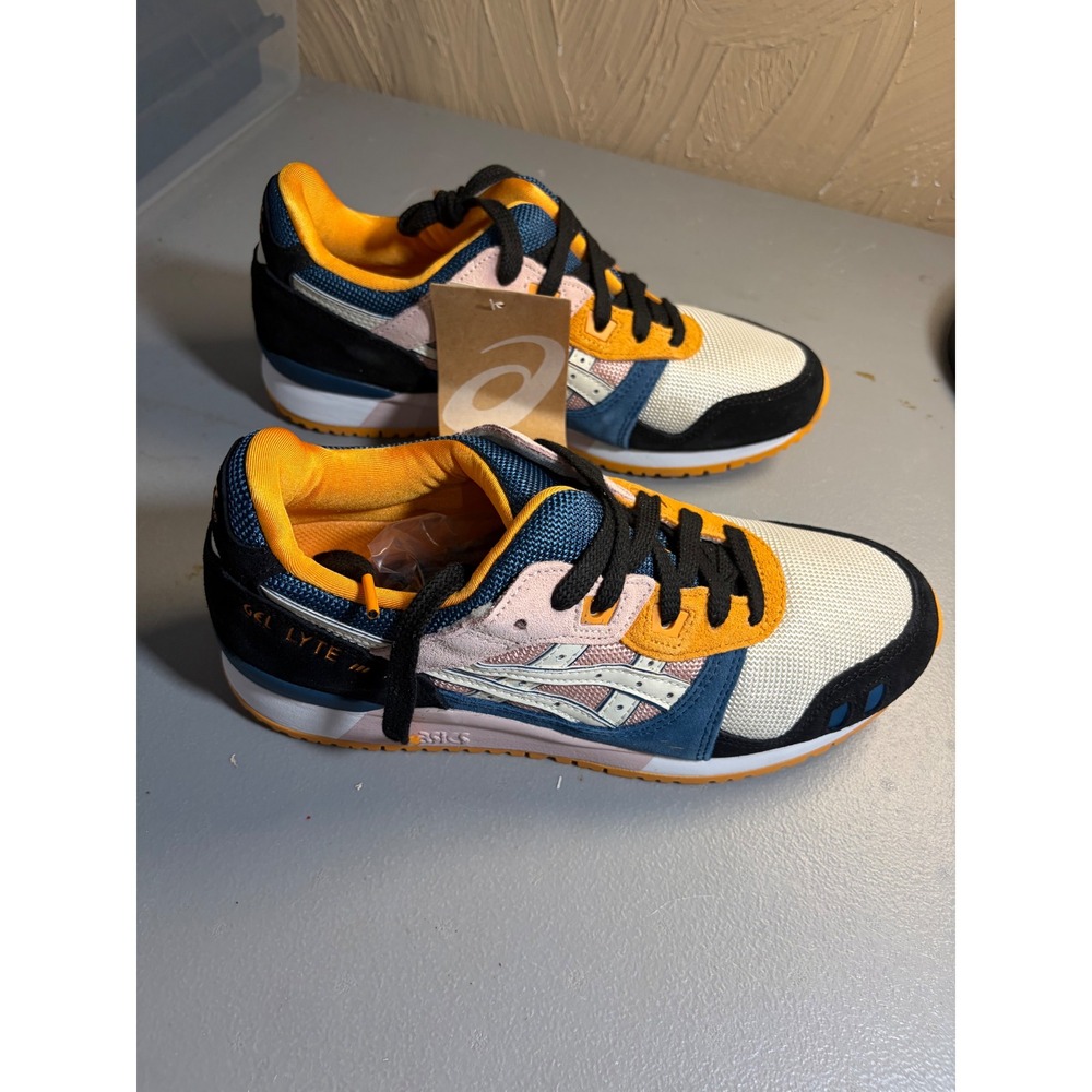 Asics Gel-Lyte III OG Mens Size 6.5 Ginger Peach Birch Multi Color Sneakers New